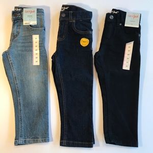 Bundle of 3 Cat & Jack Jeans (Straight Recto)